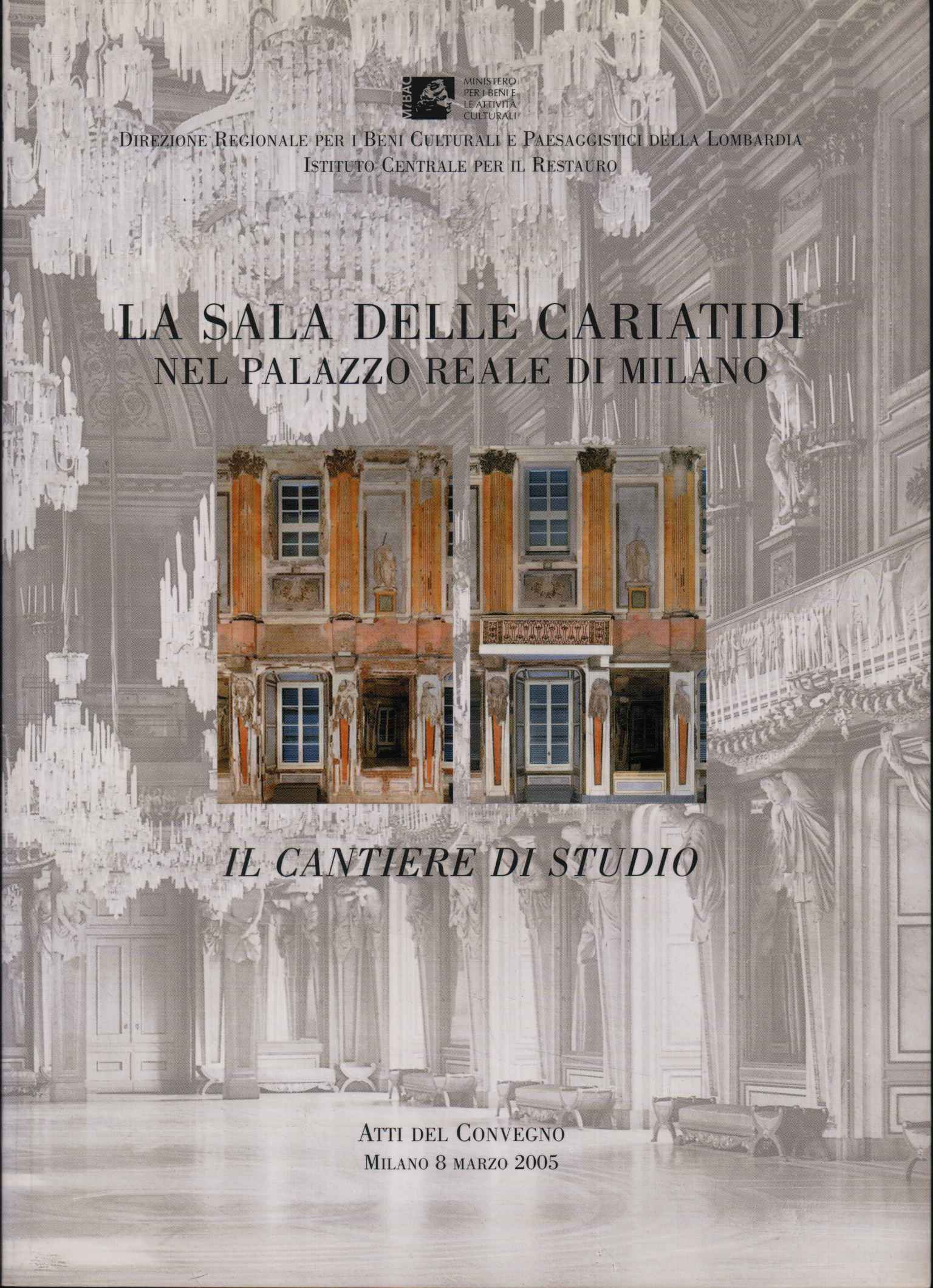 La sala delle cariatidi nel palazzo re