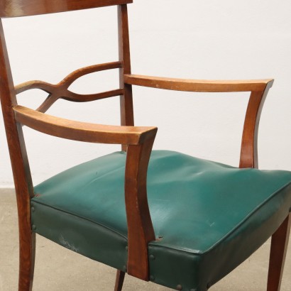 Group of 6 chairs and 2 armchairs, 1950s chairs