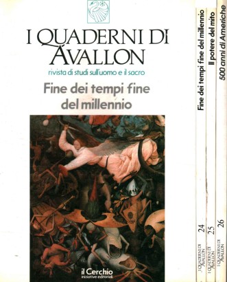 I Quaderni di Avallon. Rivista di studi sull'uomo e il sacro, 1991 (3 Volumi, annata completa)