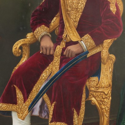 Painting Portrait of Indian Raja
