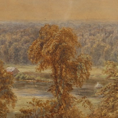 Peinture de Henry Clifford Warren, Paysage fluvial avec figures de Woodman, Henry Clifford Warren, Henry Clifford Warren, Henry Clifford Warren, Henry Clifford Warren, Henry Clifford Warren