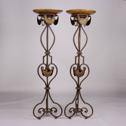 Pair of Torciere Floor Lamps