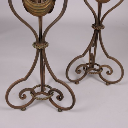 Pair of Torciere Floor Lamps