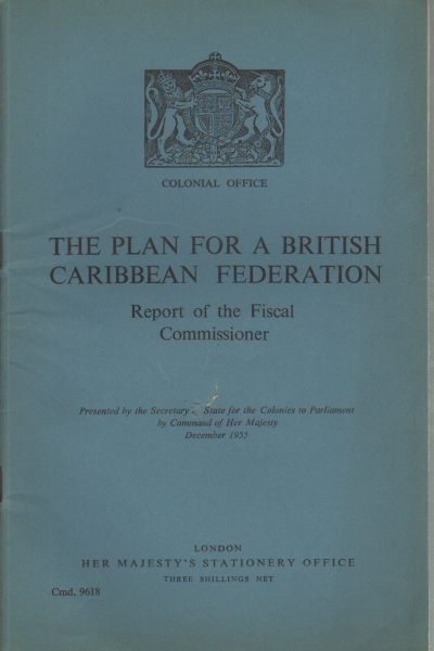 Der Plan f&#252;r eine britische Karibische Meere-F&#246;deration