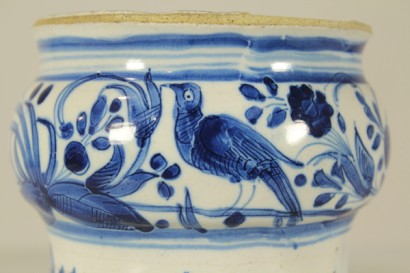 ntiquariato, ceramica, albarelli da farmacia, maiolica, XVIII secolo, manifattura chiodo, savona