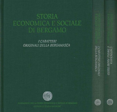 Storia economica e sociale di Bergamo (Volume e cofanetto)