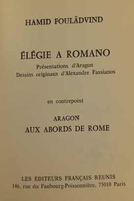 Elégie a Romano