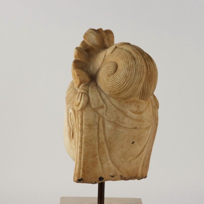 Guanyin Head in Marble