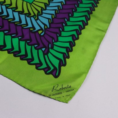 Roberta di Camerino Foulard vert vintage