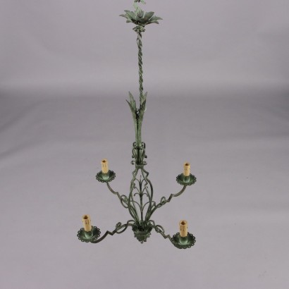 Liberty chandelier in brass and sheet metal