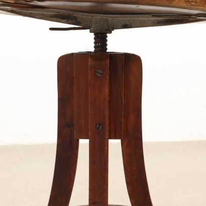 Tabouret en hêtre d'époque Liberty