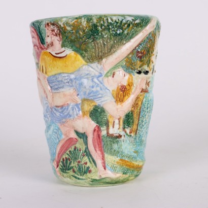 Tivoli Majolica vase