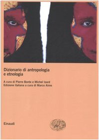 Dictionary of anthropology and ethnology