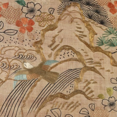 Embroidery panel with Naturalis subject