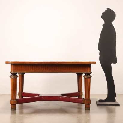 Extendable Neoclassical Style Table