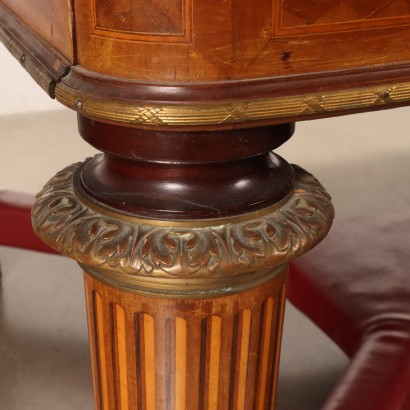 Extendable Neoclassical Style Table