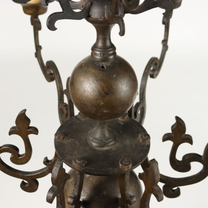 Dutch Bronze Chandelier