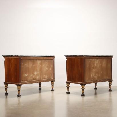 Pair of Lucchesi Empire chests of drawers