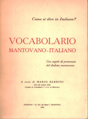 Vocabolario mantovano-italiano