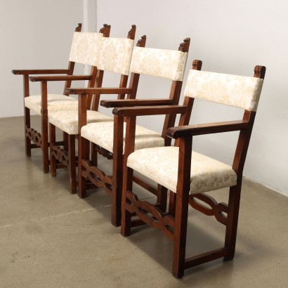 Set bestehend aus 3 Sesseln und einem Stuhl