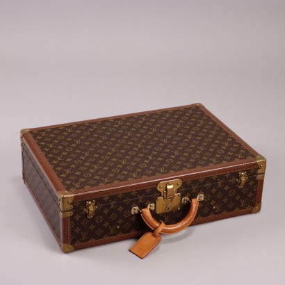 Valise Vintage Louis Vuitton Bisten 60 Toile Monogram Années 90