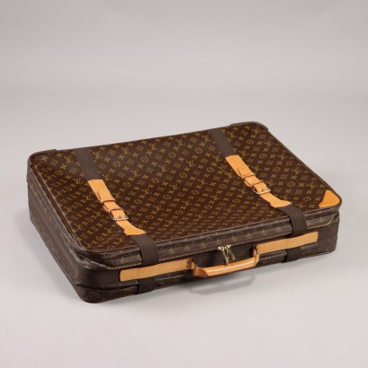 Valise Vintage Louis Vuitton Satellite 70 Toile Monogram France 1993