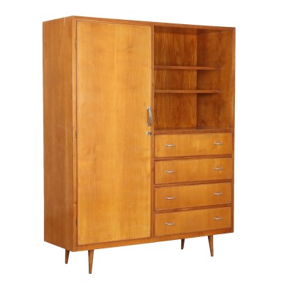 Vintage 1950s-60s Cabinet Ash Veneer Italy