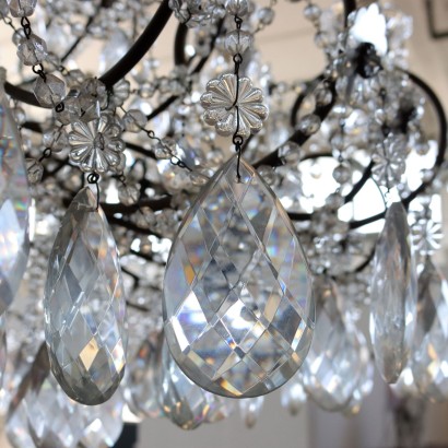 Chandelier with crystal drops diam%2, Large Crystal Chandelier