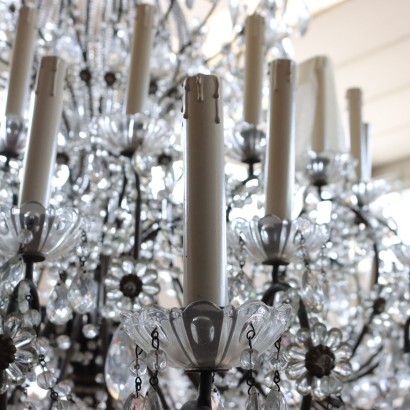 Chandelier with crystal drops diam%2, Large Crystal Chandelier
