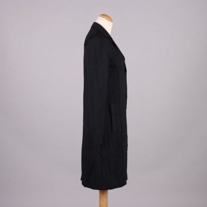 Alpha Black Overcoat