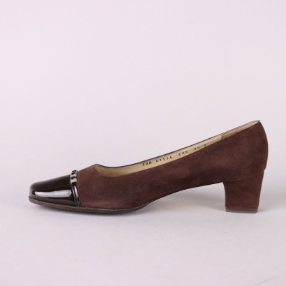 Ferragamo Vintage Suede Pumps
