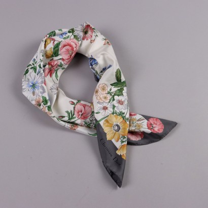 Christian Dior Vintage Floral Scarf