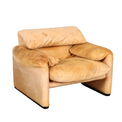 Fauteuil Vico Magistretti 'Maralunga' pour Cassina