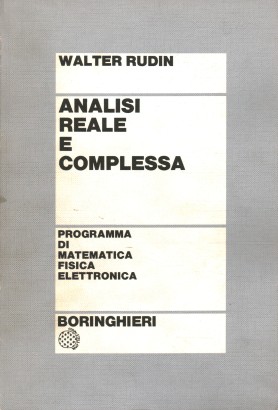 Analisi reale e complessa