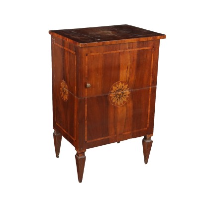 Neoclassical bedside table