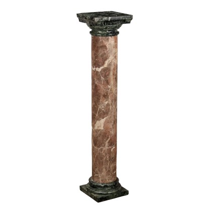 Antique Bust-Holder Column Marble Italy XX Century