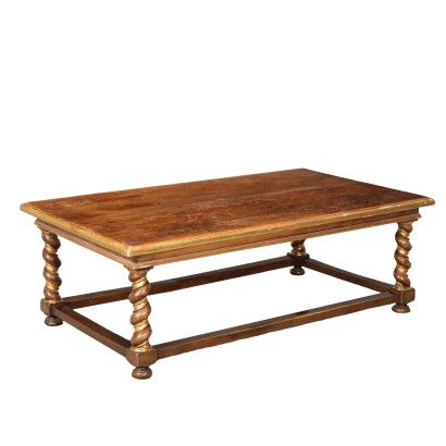 Antique Table Walnut Italy XX Century