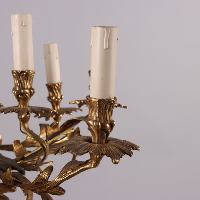 Kronleuchter im Rokoko-Stil aus Bronze