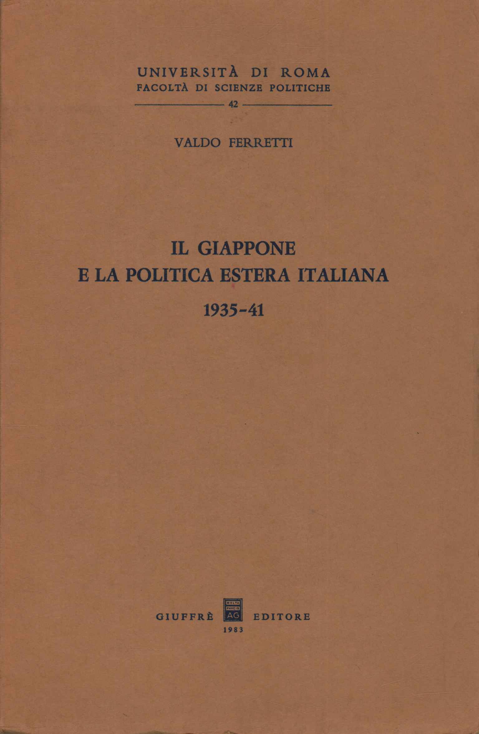 Japón y la política exterior italiana