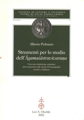 Strumenti per lo studio dell'Agamasastravivaraṇa