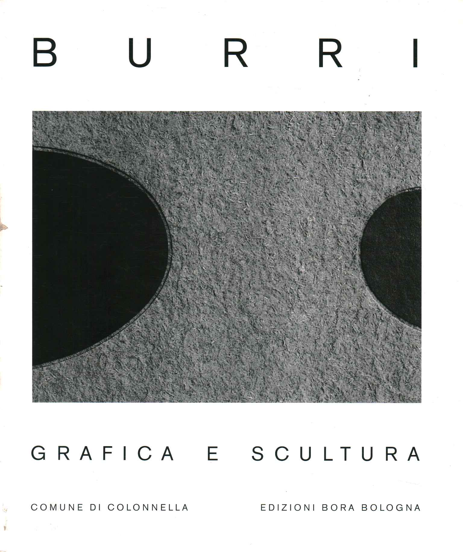 Hommage an Alberto Burri. Grafiken und Schild