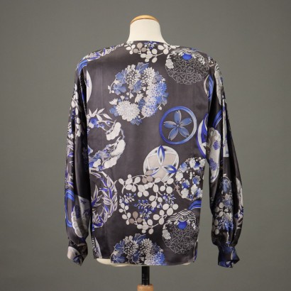 Chemise en soie vintage Basile