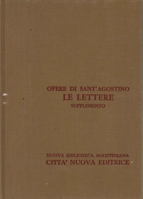 Opere di Sant'Agostino XXIII/A. Le Lettere. Supplemento (1-29)