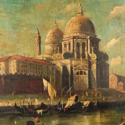 Gemälde „Blick auf Venedig“.