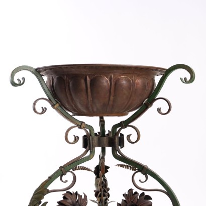 Wrought Iron Perch with Basin i