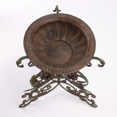 Wrought Iron Perch with Basin i