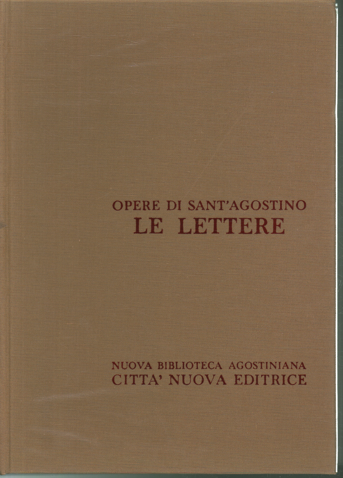 Works of Saint Augustine XXIII. L