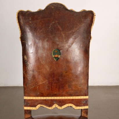 Pair of Baroque Chairs Upholstered in