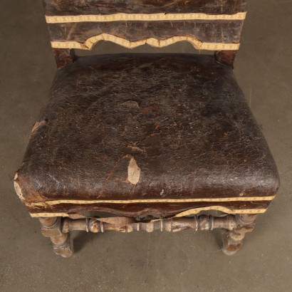 Pair of Baroque Chairs Upholstered in