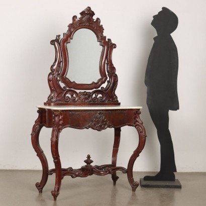 Console with Louis Philippe mirror